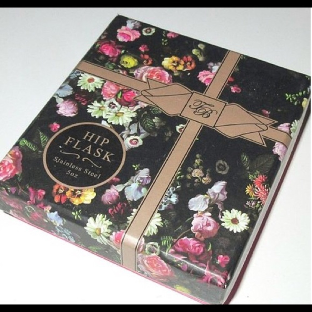 TED BAKER Engraved Round Flask NIB